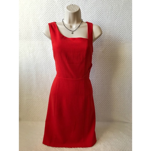 C. Luce Dresses & Skirts - NEW C. Luce Red Dress Asymmetrical Medium